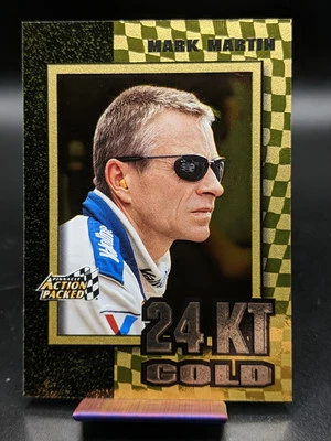Mark Martin 1997 Pinnacle Action Packed - 24KT Gold - Image 1 of 2