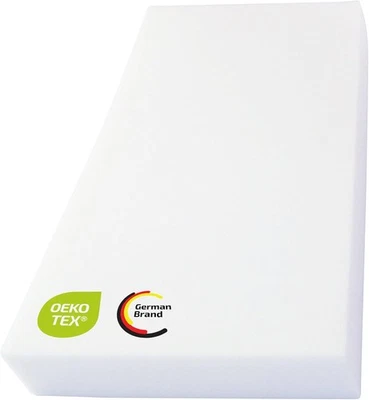 KINDERWELT 1 x Schaumstoff Polster Schaumstoffplatte Schaum Matratze 90 x 40 x 6 cm