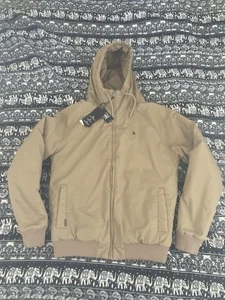 New Volcom Vermano Jacket Mens Medium Khaki Hernan - Picture 1 of 7