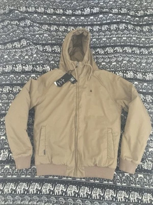 New Volcom Vermano Jacket Mens Medium Khaki Hernan - Image 1 of 4