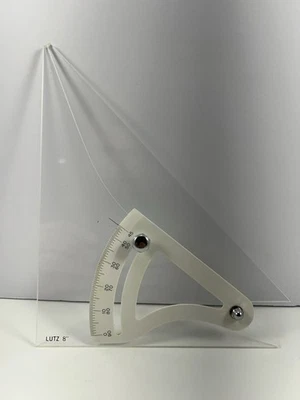 VINTAGE LUTZ 8” ADJUSTABLE DRAFTING TRIANGLE - Image 1 of 3