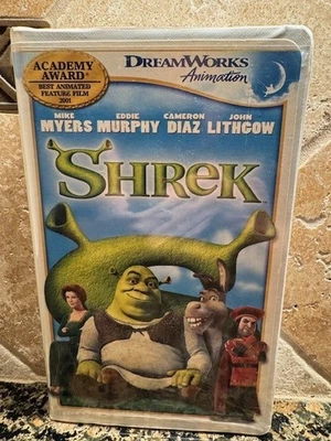 RARE VHS DreamWorks SHREK Very Good - Image 1 of 4
