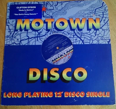 Clifton Dyson - Body In Motion - 12" Single - 33 RPM - Motown - 1980 - 65934-D Foto 1 de 4
