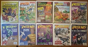 (10) Cracked Monster Party Magazines #30–39 VG+ Condition Bagged & Boarded B8#16 - Picture 1 of 17