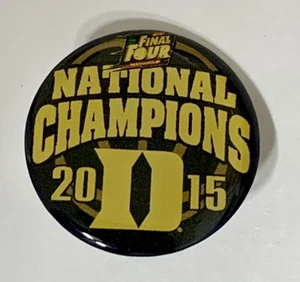 Duke Blue Devils Pin NCAA 2015 National Champions Basketball - Picture 1 of 2