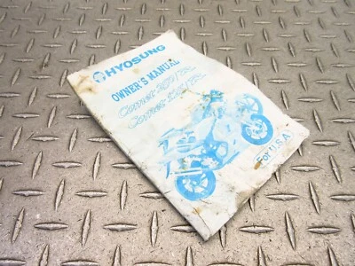 2008 06-09 Hyosung GT250R OEM Manual do Proprietário Livro de Literatura do Proprietário - Imagem 1 de 4