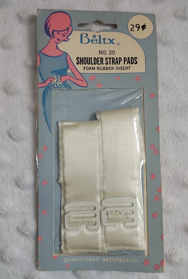 Sujetador lencería Beltx vintage correa para el hombro almohadillas tarjeta original espuma goma inserción Foto 1 de 4