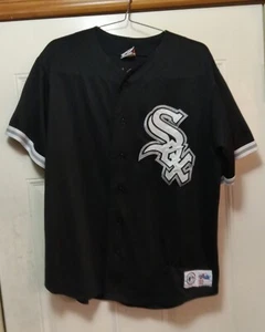 Vintage Frank Thomas Chicago White Sox Jersey Made By Majestic. Size Large. - Picture 1 of 5