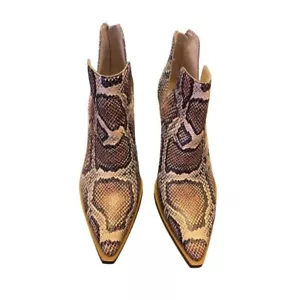 Vince Camuto Women's Snakeskin Ankle Booties Size 8.5 Multicolor - Picture 1 of 6
