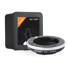 K&F Concept Lens Mount Adapter Contax G to Canon EOS M Digital Camera