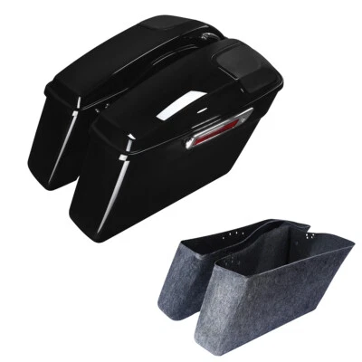 Alforje rígido com alto-falante de recorte adequado para Harley Electra Glide ultra-clássico 14-24 - Imagem 1 de 4