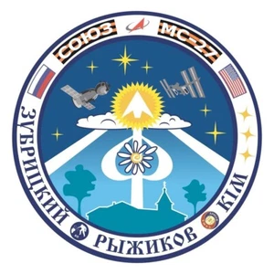 Soyuz MS-27 Mission Logo Vinyl Sticker - 3 in. - Picture 1 of 1