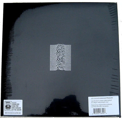 JOY DIVISION LP Unknown Pleasures 180 Gram 2015 Ver. +  Downloads TEXTURED Slv. - Image 1 of 4