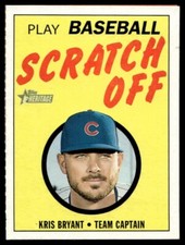 2020 Topps Heritage 1971 Baseball Scratch-Offs Kris Bryant G5 Chicago Cubs #8