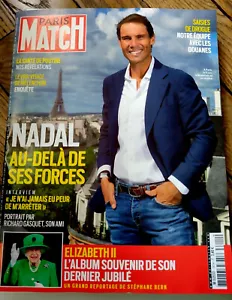 Paris Match June 9, 2022 - Queen ELIZABETH Platinum Jubilee, Nadal, ABBA - Picture 1 of 12