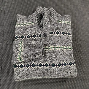 American Eagle Athletic Fit Pullover Herren Medium Kaninchenhaar Mischung Streifen - Bild 1 von 8