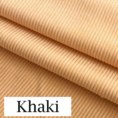 Corduroy 8 Wale Fabric No Stretch Cushion Cover Dress Sew Upholstery Fabric UK - Image 1 of 4