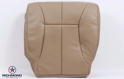 Para Dodge Ram 1500 SLT 1999 2000 cabina cuádruple - parte inferior del conductor cubierta de asiento de cuero tostado Foto 1 de 4