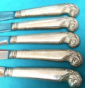 Birks Sterling Silver - George II - Plain 9 3/4" Knife - No Mono - Picture 1 of 3