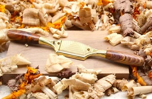 Maßgeschneidertes Paar Cocobolo-Griffe für Lie Nielsen Boggs Spokeshave - Bild 1 von 2