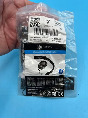 Camkix Bluetooth Obturador de Cámara Control Remoto con Correa de Muñeca para Smartphones Foto 1 de 2