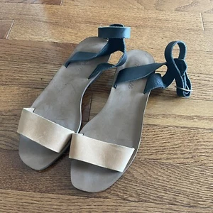 Madewell Veronique Sandals in ColorBlock Leather Size 8 - Picture 1 of 6