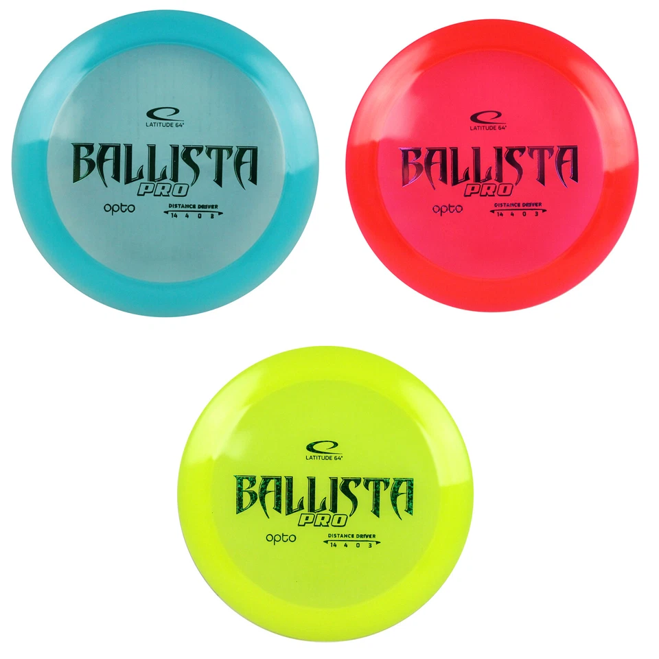 Latitude 64 Disc Golf Opto Ballista Pro Distance Driver 14/4/0/3 - Choose Exact - Image 1 of 1