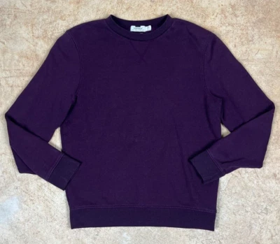 Темно-фиолетовый классический мужской свитер Topman средний с круглым вырезом - Изображение 1 из 4