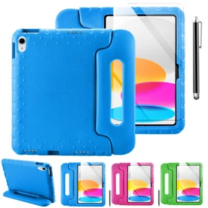 For iPad (A16) 2025/iPad 10th Generation Case Kids Shockproof Handle Stand Cover - Picture 1 of 43