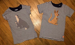 2x Wild Republic Organic Cotton Shirts - Size 5 Boys & Size 6 Girls - Picture 1 of 10