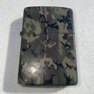 ZIPPO CAMOUFLAGE MATTE LIGHTER - Picture 1 of 8