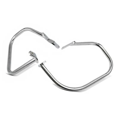 Protezione Borse Laterali per Harley Davidson Softail 00-17 cromo - Immagine 1 di 4