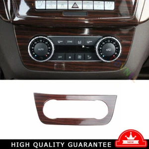 Brown Wood Grain Central Console AC Switch Panel Trim For Benz GLS GLE 2016-2019 - Bild 1 von 7