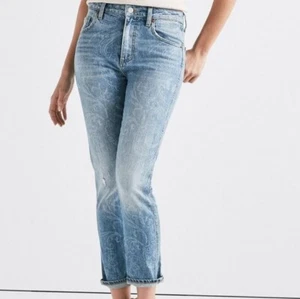 Lucky Brand paisley High Rise Tomboy Jeans Sz: 4/27 - Picture 1 of 1