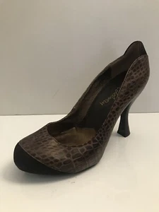 Sam Edelman Womens Brown Snake Print Pumps Size 8 - Picture 1 of 8