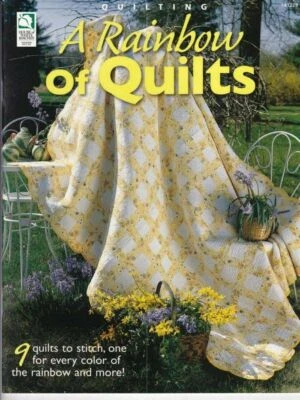 NEW QUILTING A RAINBOW OF QUILTS 9 BEAUTIFUL DESIGNS - Image 1 of 2