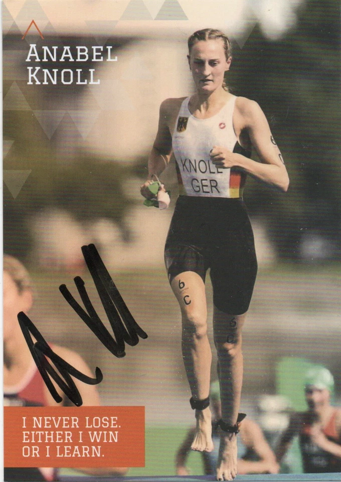 Anabel Knoll (Triathlon), sign. AK - Bild 1 von 1