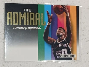 1992-93 Skybox David Robinson The Admiral Comes Prepared Gold Special Spurs RARE - Bild 1 von 2