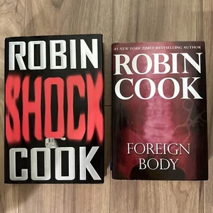 Robin Cook - Shock & Foreign Body - Hardback Books - Picture 1 of 1