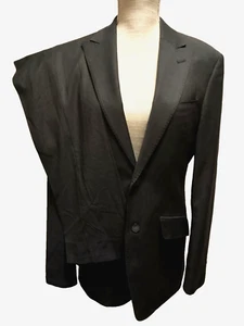 Kenneth Cole Awearness Mens Dark Gray Wool Blend Slim Fit Suit 36R/30W/31 Inseam - Picture 1 of 14