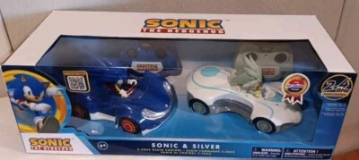 SONIC THE HEDGEHOG’S Sonic & Silver 1:28 Scale 2.4GHz RADIO CONTROL Car  - Image 1 of 4
