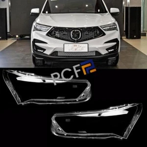 2x Para Acura RDX 2019-2021 LH&RH Faro Delantero Lente Transparente Carcasa Cubierta Pegamento - Imagen 1 de 8