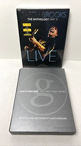 Garth Brooks Anthology Part I (Used) & III (NEW sealed) Total of 2 HC & 10 CDs - Picture 1 of 20