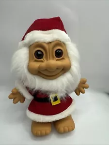 Vintage Russ Christmas Holiday Santa Troll Doll Large 8 Inch #18282 - Picture 1 of 8