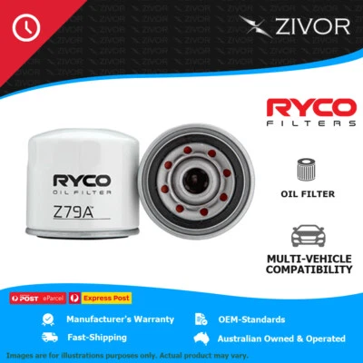 New RYCO Oil Filter Spin On For MITSUBISHI VERADA KS 3.0L 6G72 Z79A - image 1 of 4