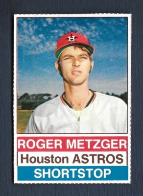 1976 Hostess Roger Metzger (SP) #67 Houston Astros NM- - Image 1 of 2