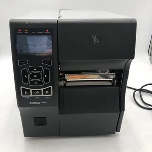 Zebra ZT410 Thermal Label Printer POWERS ON PARTS REPAIR READ - Afbeelding 1 van 20