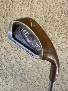 PING EYE 2+ RED DOT BeCu COPPER 7 IRON - SANDVIK TITANIUM STIFF FLEX STEEL SHAFT - Picture 1 of 4