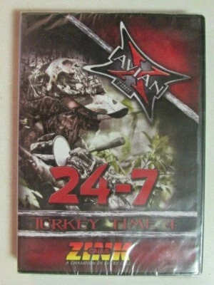 TURKEY TIME 4 AVIAN X ZINK CALLS 24-7 PRODUCTION NEW HUNTING DVD PATTERNMASTER - Image 1 of 4