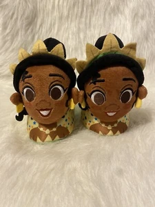 Disney Tiana The Princess And The Frog Slippers Girls Size 5-6 Slip On Shoes NEW - Picture 1 of 4